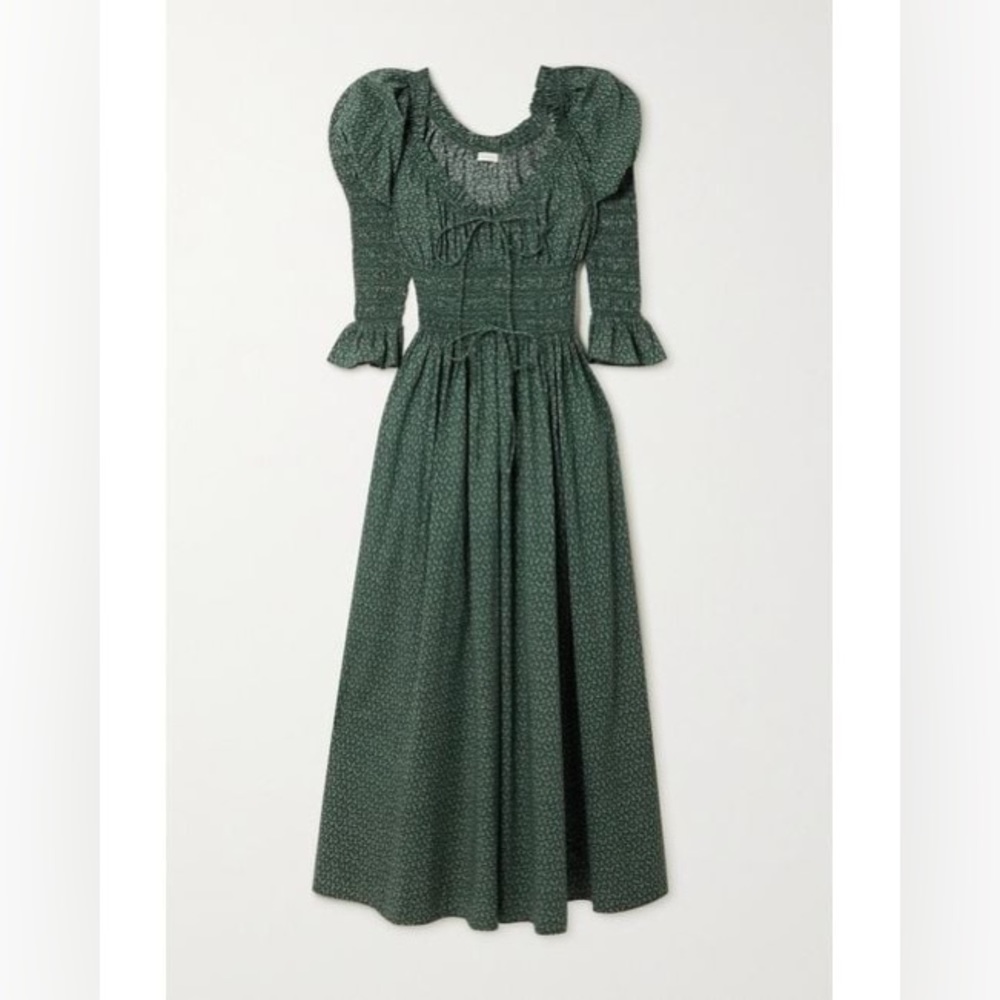 Kaira Doen Green Dress Organic